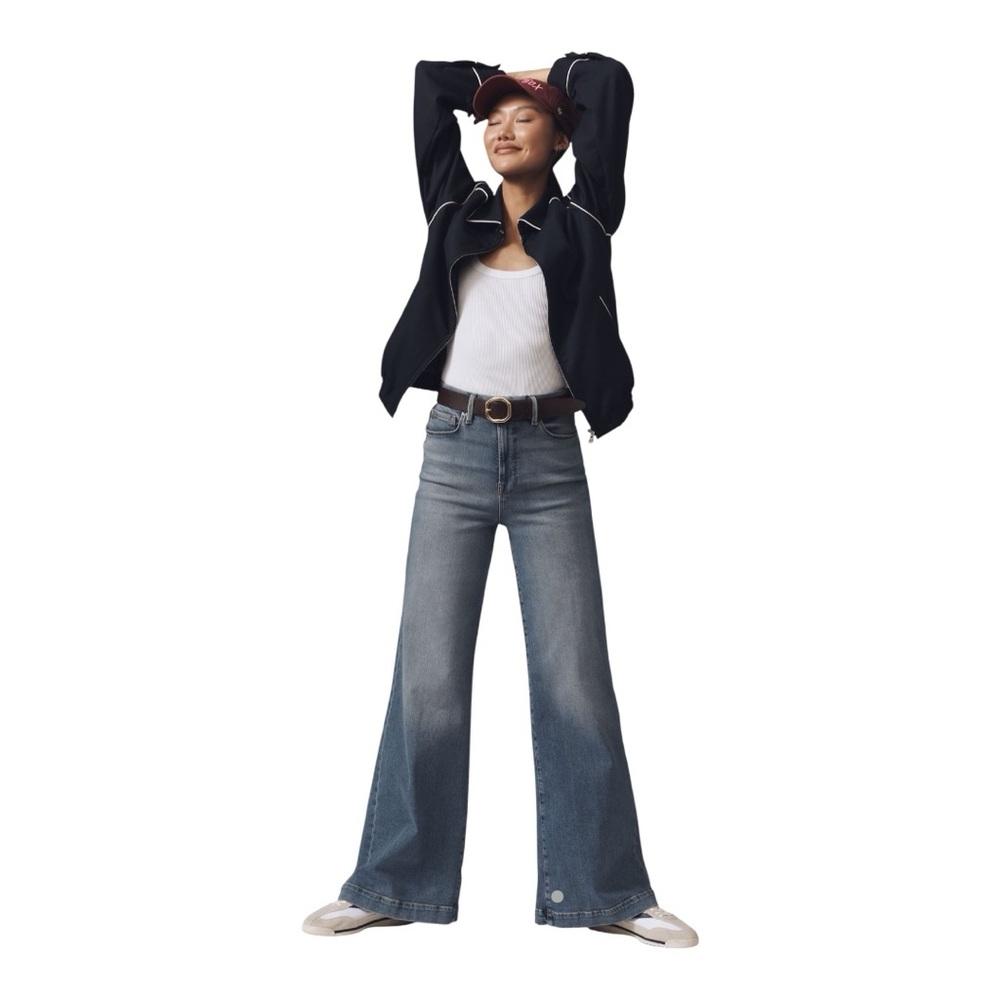 GOOD AMERICAN Good Waist Palazzo - Size US 6/28 in Indigo - New With Tags